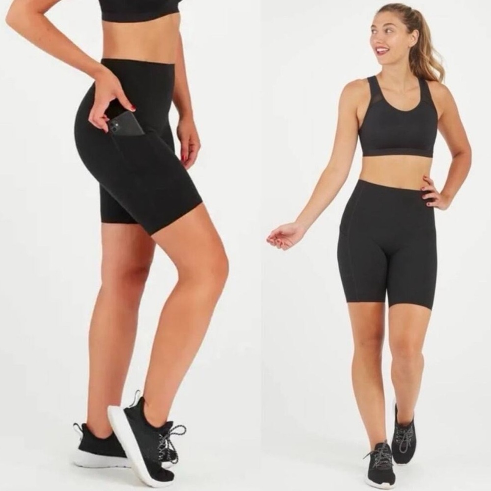 Spanx black shorts NWOT - Picture 1 of 6